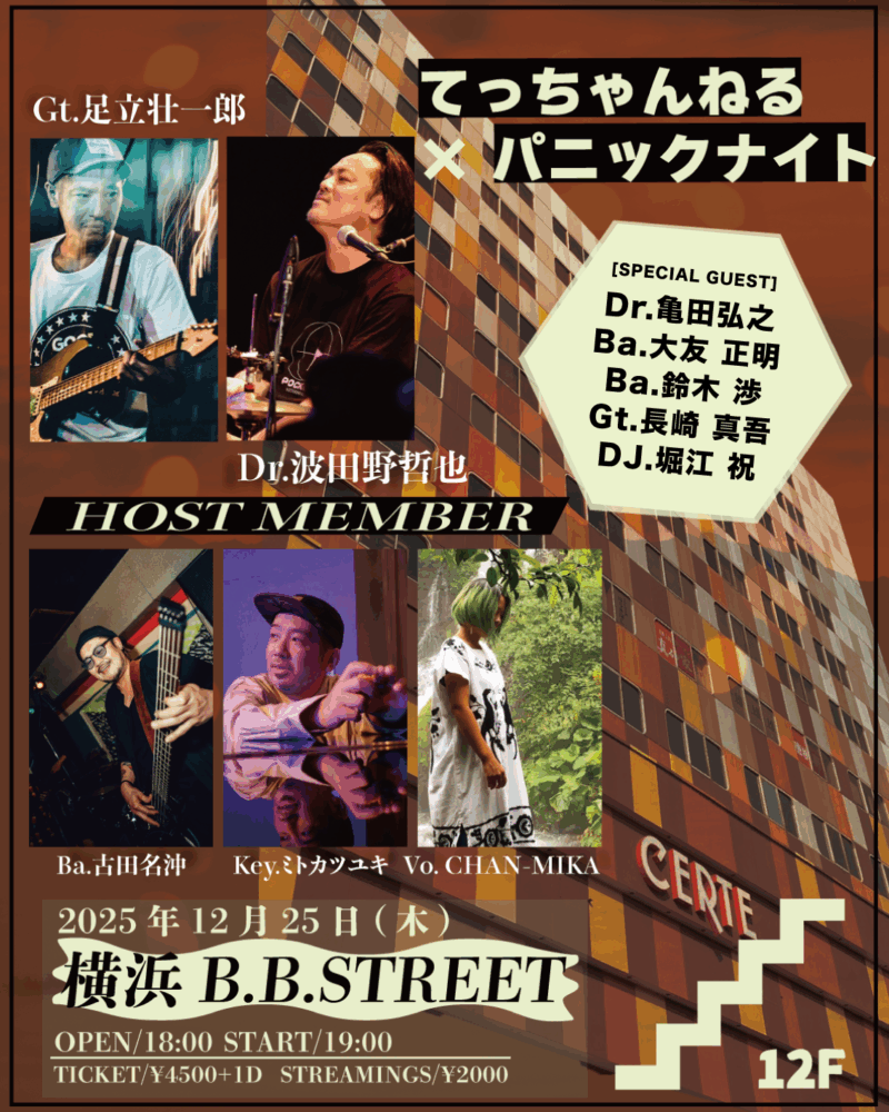 “てっちゃんねる×パニックナイト”